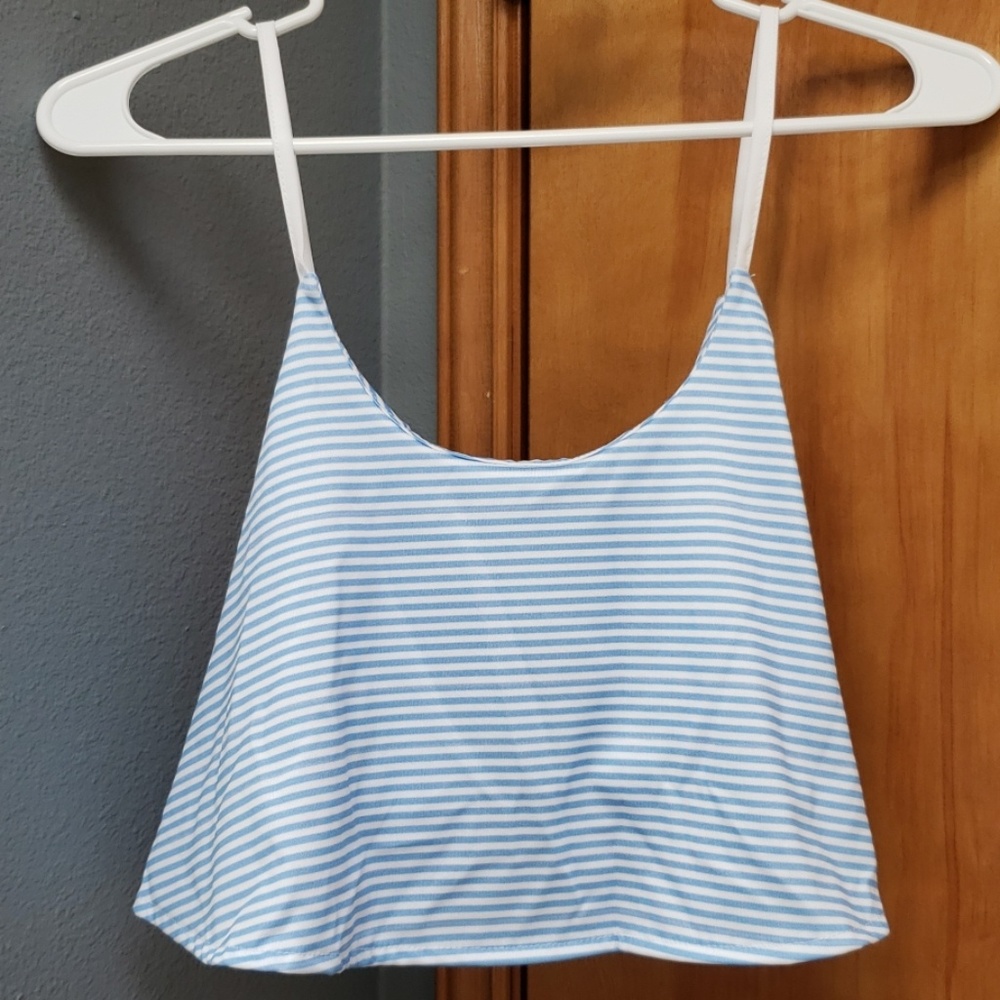 Zara Flowy Crop Top